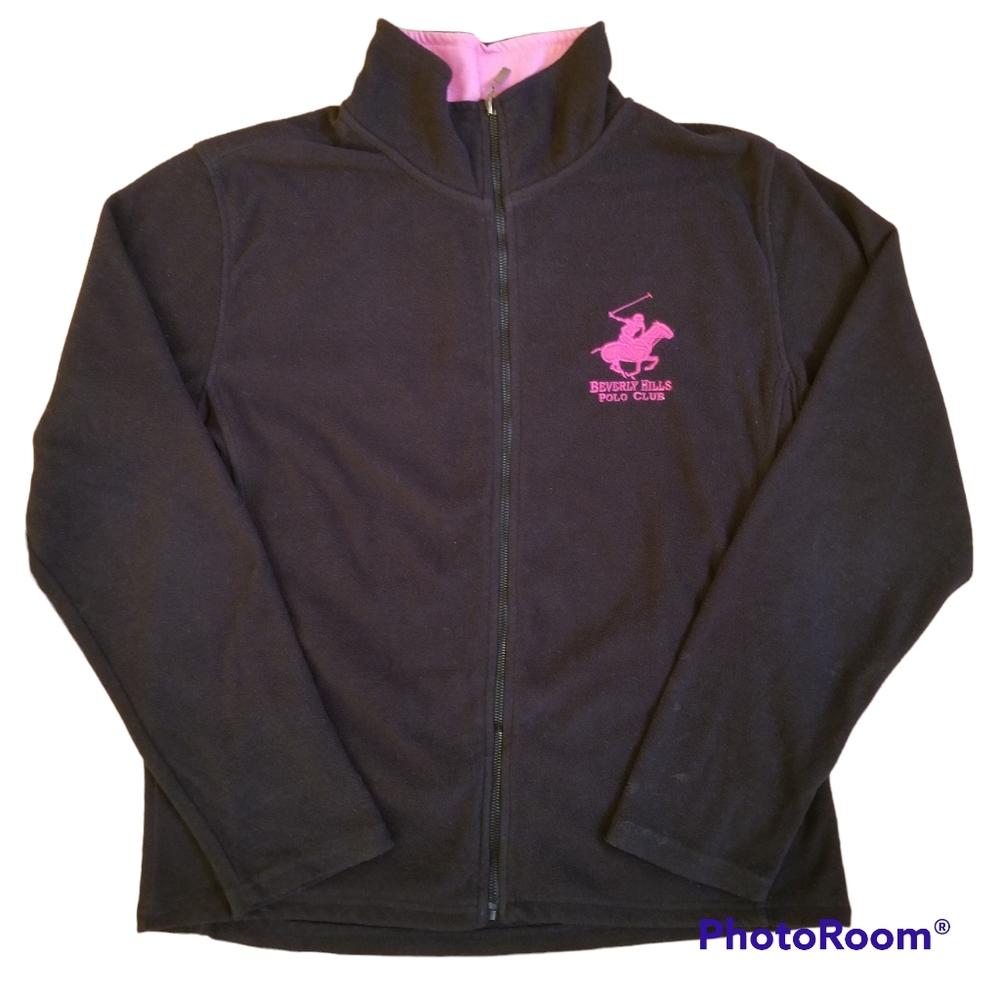 Women's Beverly Hills Polo Club Black Fleece Size Large *